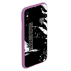 Чехол iPhone XS Max матовый The Last of Us 2, цвет: 3D-фиолетовый — фото 2