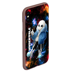 Чехол iPhone XS Max матовый UNDERTALE АНДЕРТЕЙЛ, цвет: 3D-коричневый — фото 2