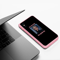 Чехол iPhone XS Max матовый BLACKPINK - Rose, цвет: 3D-баблгам — фото 2