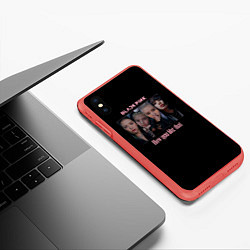 Чехол iPhone XS Max матовый BLACKPINK, цвет: 3D-красный — фото 2