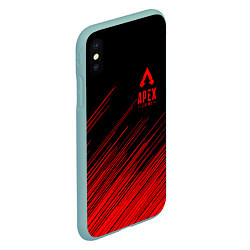 Чехол iPhone XS Max матовый Apex Legends, цвет: 3D-мятный — фото 2