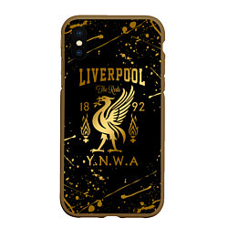 Чехол iPhone XS Max матовый LIVERPOOL ЛИВЕРПУЛЬ