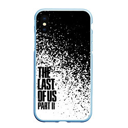 Чехол iPhone XS Max матовый The Last of Us: Part 2, цвет: 3D-голубой