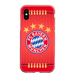 Чехол iPhone XS Max матовый BAYERN MUNCHEN