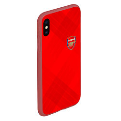 Чехол iPhone XS Max матовый ARSENAL, цвет: 3D-красный — фото 2