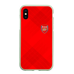 Чехол iPhone XS Max матовый ARSENAL, цвет: 3D-салатовый