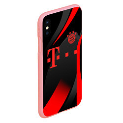 Чехол iPhone XS Max матовый FC Bayern Munchen, цвет: 3D-баблгам — фото 2