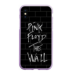 Чехол iPhone XS Max матовый PINK FLOYD, цвет: 3D-сиреневый