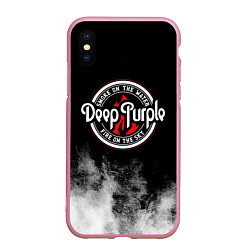 Чехол iPhone XS Max матовый Deep Purple, цвет: 3D-розовый
