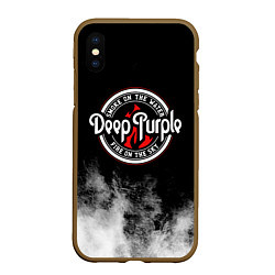 Чехол iPhone XS Max матовый Deep Purple, цвет: 3D-коричневый