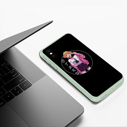 Чехол iPhone XS Max матовый Toga Otaku, цвет: 3D-салатовый — фото 2