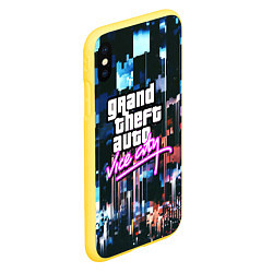 Чехол iPhone XS Max матовый GTA, цвет: 3D-желтый — фото 2