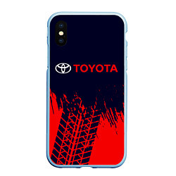 Чехол iPhone XS Max матовый TOYOTA ТОЙОТА