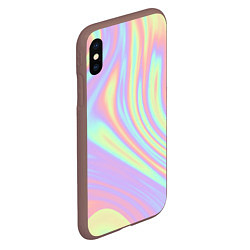 Чехол iPhone XS Max матовый Vaporwave, цвет: 3D-коричневый — фото 2