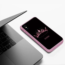 Чехол iPhone XS Max матовый BLACKPINK- The Album, цвет: 3D-розовый — фото 2
