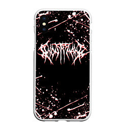 Чехол iPhone XS Max матовый GHOSTEMANE, цвет: 3D-белый