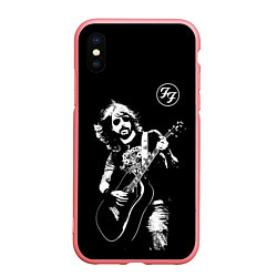 Чехол iPhone XS Max матовый FOO FIGHTERS, цвет: 3D-баблгам