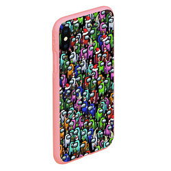 Чехол iPhone XS Max матовый Among Us С Новым Годом!, цвет: 3D-баблгам — фото 2