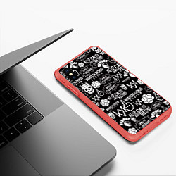 Чехол iPhone XS Max матовый WATCH DOGS LEGION, цвет: 3D-красный — фото 2