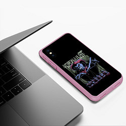 Чехол iPhone XS Max матовый КОРОЛЬ И ШУТ МАРИОНЕТКИ, цвет: 3D-розовый — фото 2