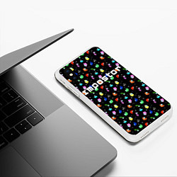 Чехол iPhone XS Max матовый Impostor, цвет: 3D-белый — фото 2