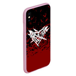 Чехол iPhone XS Max матовый Velial Squad, цвет: 3D-розовый — фото 2