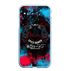 Чехол iPhone XS Max матовый SPICE RAMEN DESTINY 2, цвет: 3D-голубой