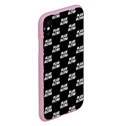 Чехол iPhone XS Max матовый Моя геройская академия, цвет: 3D-розовый — фото 2