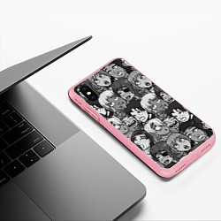 Чехол iPhone XS Max матовый 8 bit ahegao, цвет: 3D-баблгам — фото 2