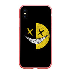 Чехол iPhone XS Max матовый SMILE, цвет: 3D-баблгам