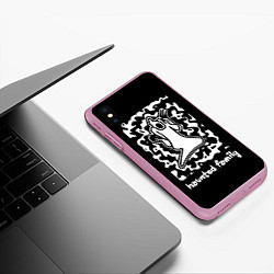 Чехол iPhone XS Max матовый Haunted Family Kizaru, цвет: 3D-розовый — фото 2