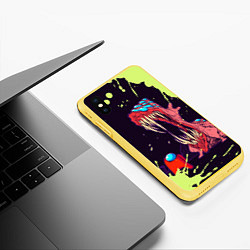 Чехол iPhone XS Max матовый AMONG US - MONSTER, цвет: 3D-желтый — фото 2