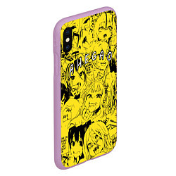 Чехол iPhone XS Max матовый AHEGAO, цвет: 3D-сиреневый — фото 2