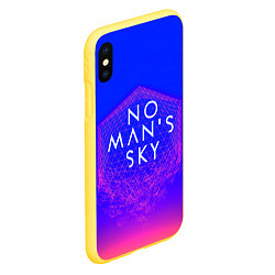 Чехол iPhone XS Max матовый NO MANS SKY, цвет: 3D-желтый — фото 2