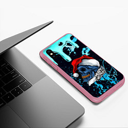 Чехол iPhone XS Max матовый Счастливого Страждества, цвет: 3D-малиновый — фото 2