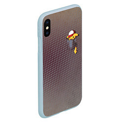 Чехол iPhone XS Max матовый Покемон, цвет: 3D-голубой — фото 2