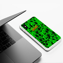 Чехол iPhone XS Max матовый Trolli, цвет: 3D-белый — фото 2