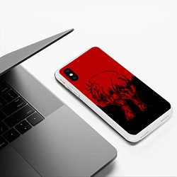Чехол iPhone XS Max матовый I am a Ghoul, цвет: 3D-белый — фото 2