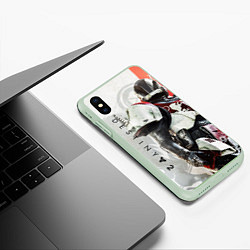 Чехол iPhone XS Max матовый DESTINY, TITAN, цвет: 3D-салатовый — фото 2