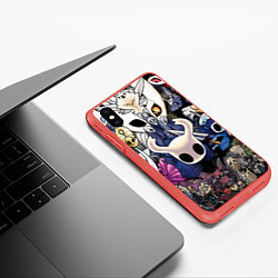 Чехол iPhone XS Max матовый HOLLOW KNIGHT, цвет: 3D-красный — фото 2