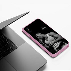 Чехол iPhone XS Max матовый NILETTO, цвет: 3D-розовый — фото 2