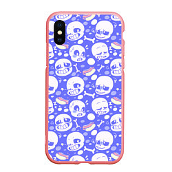 Чехол iPhone XS Max матовый Undertale, цвет: 3D-баблгам