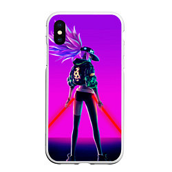 Чехол iPhone XS Max матовый KDA Akali