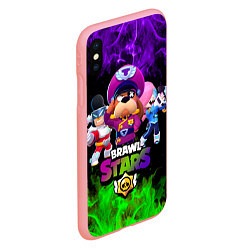 Чехол iPhone XS Max матовый Brawl Stars the StarrForce, цвет: 3D-баблгам — фото 2