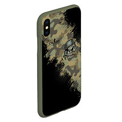 Чехол iPhone XS Max матовый Counter Strike, цвет: 3D-темно-зеленый — фото 2