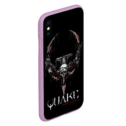 Чехол iPhone XS Max матовый Quake Champions, цвет: 3D-сиреневый — фото 2