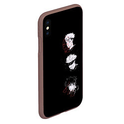 Чехол iPhone XS Max матовый Jujutsu Kaisen, цвет: 3D-коричневый — фото 2