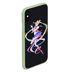 Чехол iPhone XS Max матовый Sailor Moon Сейлор Мун, цвет: 3D-салатовый — фото 2