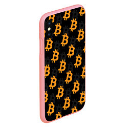 Чехол iPhone XS Max матовый БИТКОИН BITCOIN, цвет: 3D-баблгам — фото 2