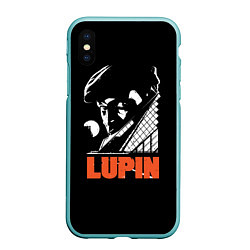 Чехол iPhone XS Max матовый Lupin - Сериал Люпен, цвет: 3D-мятный